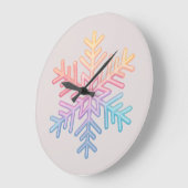 Simple Snowflake Grote Klok (Hoek)