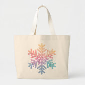 Simple Snowflake Grote Tote Bag (Voorkant)