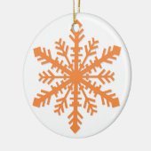 Simple Snowflake Keramisch Ornament (Links)