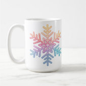 Simple Snowflake Koffiemok (Links)