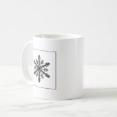 Simple Snowflake Koffiemok (Voorkant links)