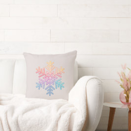 Simple Snowflake Kussen