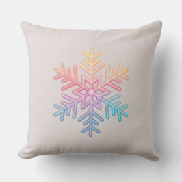 Simple Snowflake Kussen