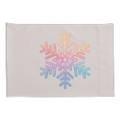 Simple Snowflake Kussensloop (Achterkant-Rechts)