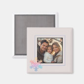 Simple Snowflake Magneet (Voorkant / Achterkant)