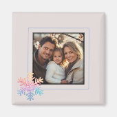 Simple Snowflake Magneet (Voorkant)