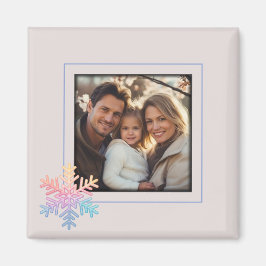 Simple Snowflake Magneet