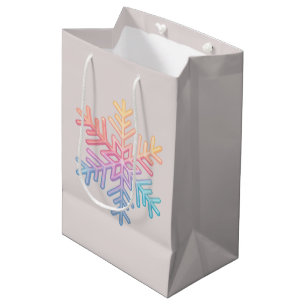 Simple Snowflake Medium Cadeauzakje