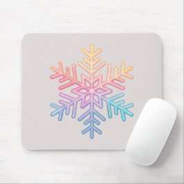 Simple Snowflake Muismat