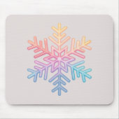 Simple Snowflake Muismat (Voorkant)