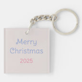 Simple Snowflake Sleutelhanger (Achterkant)