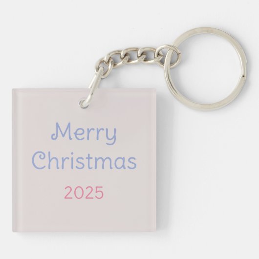 Simple Snowflake Sleutelhanger (Achterkant)