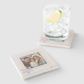 Simple Snowflake Stenen Onderzetter (Zijkant)