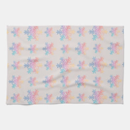 Simple Snowflake Theedoek