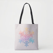 Simple Snowflake Tote Bag (Voorkant)