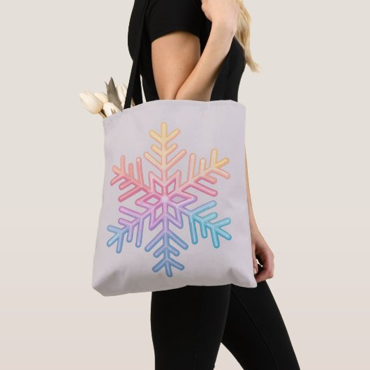 Simple Snowflake Tote Bag (Dichtbij)