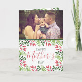 Simple Spring Blossom Photo Moederdag Kaart (Voorkant)