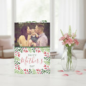 Simple Spring Blossom Photo Moederdag Kaart