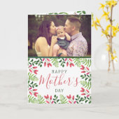 Simple Spring Blossom Photo Moederdag Kaart (Gele Bloem)