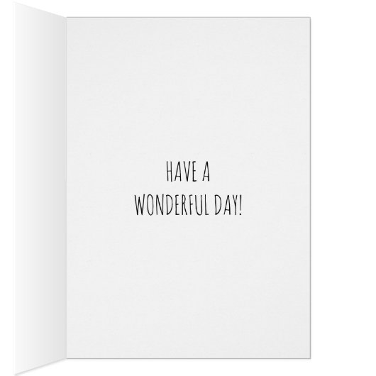 Simple Spring Flowers Waterverf Happy Birthday (Binnen (Rechts))