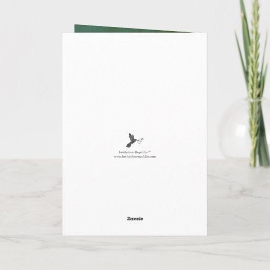 Simple Spring Foliage Photo Moederdag Kaart (Achterkant)