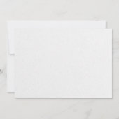 Simple Spring Wildflower Save The Date (Achterkant)