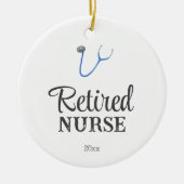 Simple Stethoscope Retired Nurse Keramisch Ornament (Voorkant)