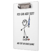 Simple Stick Figure Doctor Klembord (Links)