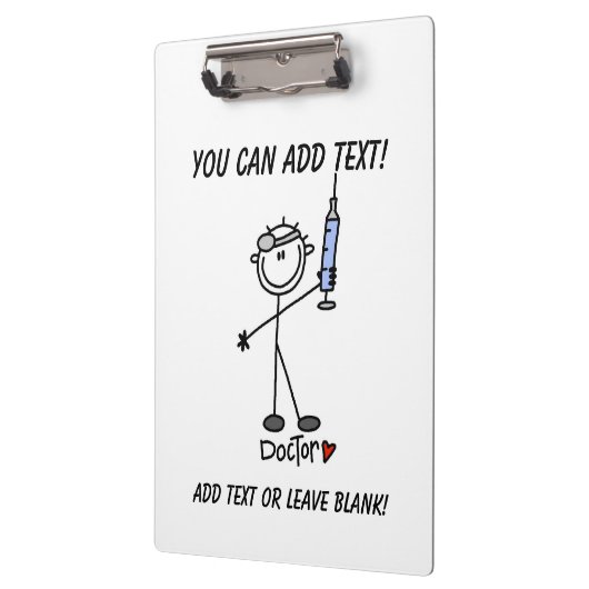 Simple Stick Figure Doctor Klembord (Links)