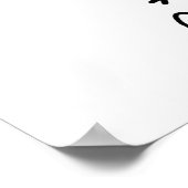 Simple Stick Figuur Gymnast Poster (Hoek)