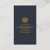 Simple Stock Exchange Graph Investment Manager Visitekaartje (Achterkant)