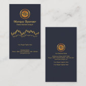 Simple Stock Exchange Graph Investment Manager Visitekaartje (Voorkant / Achterkant)