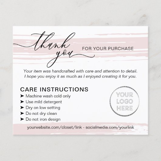 Simple Store Small Business Tips Instructions Care Flyer (Voorkant)