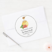 Simple Strawberry Infused Honey Label (Envelop)