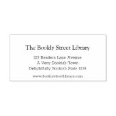 Simple Street Library Zelfinktende Stempel (Design)