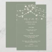 Simple String Lights Sage Green  (Voorkant / Achterkant)