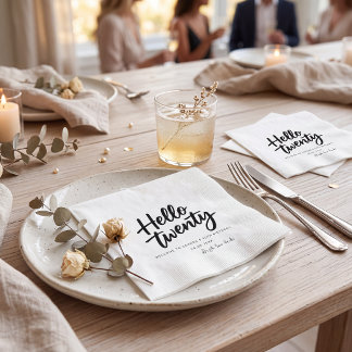  Simple  stylish black and white  birthday party Servet