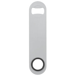 Simple Stylish Bottle Opener Custom Text Bar Key Speed Flessenopener