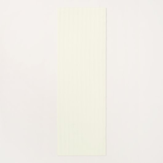 Simple Stylish Ivory Monogram Yogamat (Achterkant)