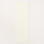 Simple Stylish Ivory Script Typography Custom Name Yogamat (Achterkant)