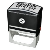 Simple Stylish Personalize Homemade with Love Zelfinktende Stempel (Product)