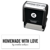 Simple Stylish Personalize Homemade with Love Zelfinktende Stempel (In situ)