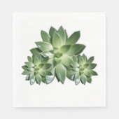 Simple Succulent Paper Napkins Servet (Voorkant)
