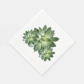 Simple Succulent Paper Napkins Servet (Hoek)
