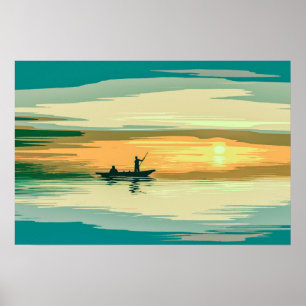 Simple Sunrise Vist Artwork   POSTER