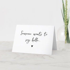 Simple Surprise Reveal Zwangerschapsaankondiging K Aankondiging
