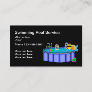SImple Swimming Pool Services Visitekaartje