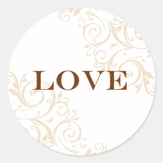 Simple Swirls Sticker (Voorkant)