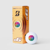 Simple Template Custom Logo Bridgestone e6 Golfballen (Verpakking)