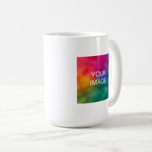 Simple Template Upload Your Photo Image Here Koffiemok (Voorkant rechts)